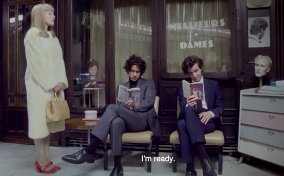 and in the last scene